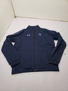 Under Armour Air Force Falcons Men's Jacket Large Navy Blue Fleece Full Zip